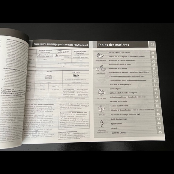 Playstation 2 Console Instruction Booklet ONLY! Manual PS2 SCPH-30001 / R/97001 - Picture 4 of 5
